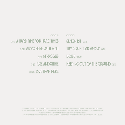 "Keeping Out of the Ground" Vinyl